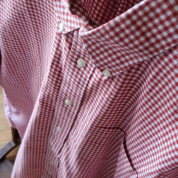 XL Brooks Brothers Regent Shirt Extra L Cotton Red - Picture 5 of 8